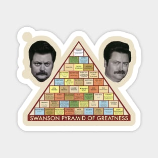 Ron Swanson Greatness Parks and Recreation Magnet