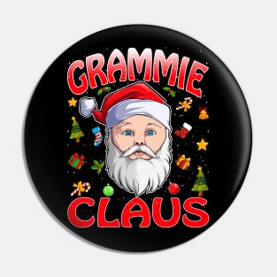 Grammie Santa Claus Christmas Matching Costume Pin