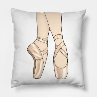 Pointe shoes Pillow