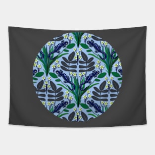 Blue spotted salamander Tapestry