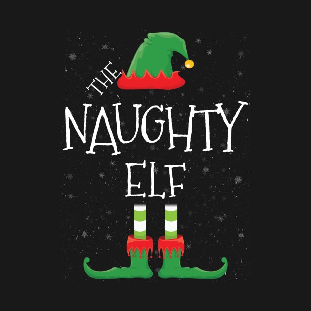 NAUGHTY Elf Family Matching Christmas Group Funny Gift by tabaojohnny