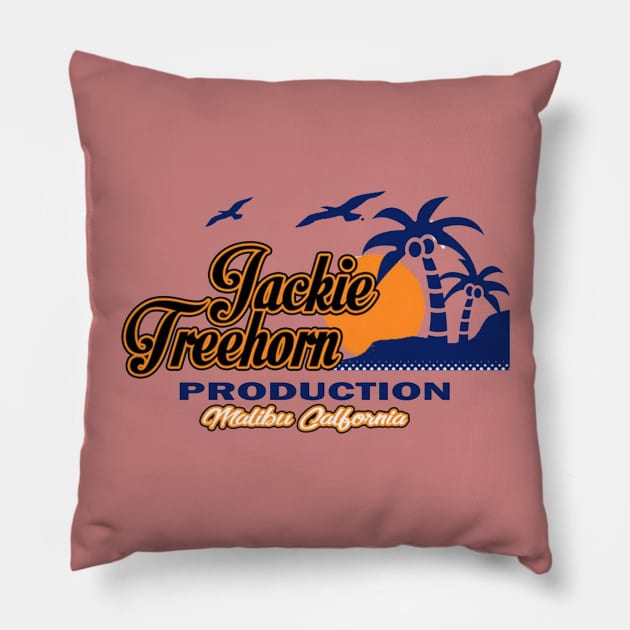 Jackie Treehorn Productions Pillow by ardianpangestu