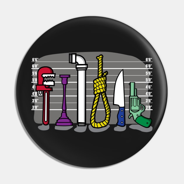 The Usual Suspects Pin by DetourShirts