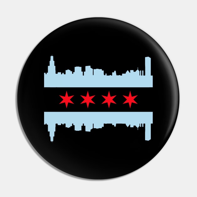 Chicago Pin by larsbeelzebubart