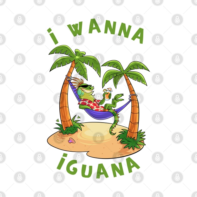 I Wanna Iguana on the Beach by IWANNAIGUANA