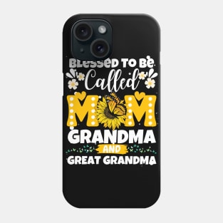 Blessed To Be Called Mom Grandma Cute Grandma Mother's Day Phone Case