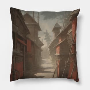 Empty Alley in Baldur's Gate - DND Scene Pillow