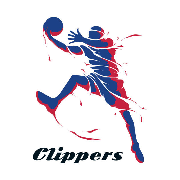 L.A Clippers Fans - NBA T-Shirt by info@dopositive.co.uk