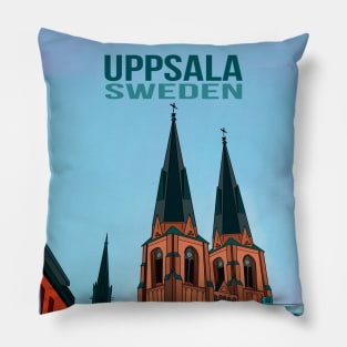 Uppsala Sweden Pillow