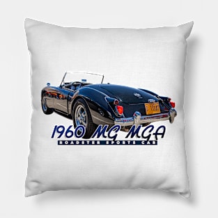 1960 MG MGA Roadster Sports Car Pillow