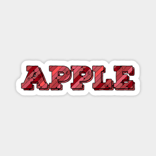 Apple Fruit name Magnet