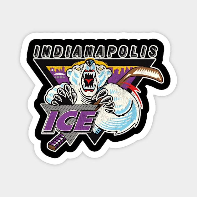 Indianapolis Ice Hockey Team Magnet by AlfieDreamy 