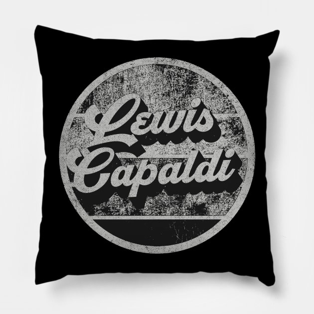 Lewis Capaldi design Pillow by romirsaykojose@