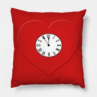 Heart Clock Pillow