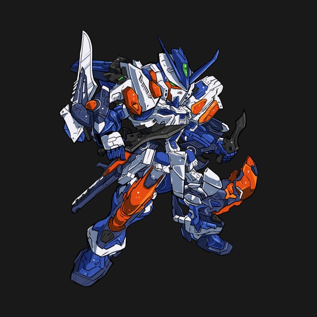 Astray Blue Frame Gundam Deform by RatjoenMerch