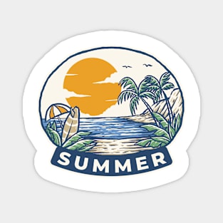 Summer - Hidden Paradise Magnet