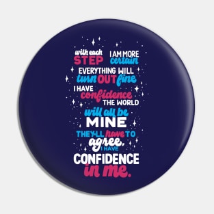 Confidence Pin