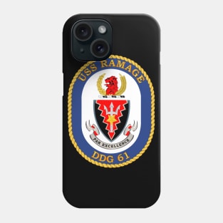 USS Ramage (DDG-61) wo Txt Phone Case