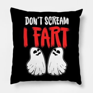 Ghost Fart Halloween Costume Pillow