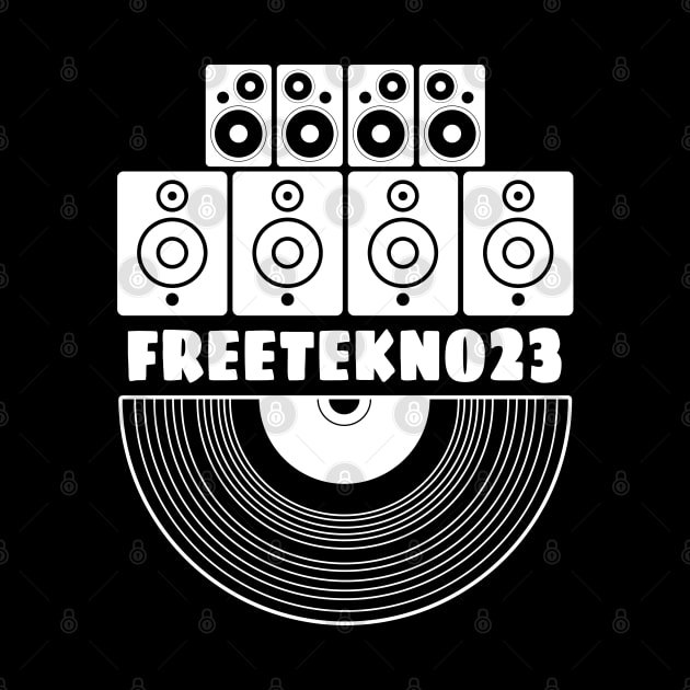 Freetekno Soundsystem Vinyl by T-Shirt Dealer