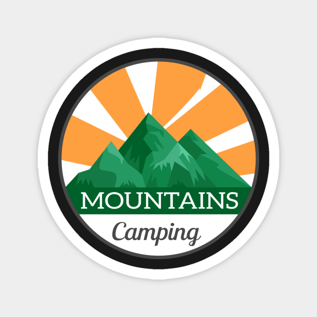 Mountains Sticker, For Norway Lovers, Travel Magnet by norwayraw