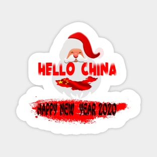 HELLO CHINA HAPPY NEW YEAR 2020 Magnet