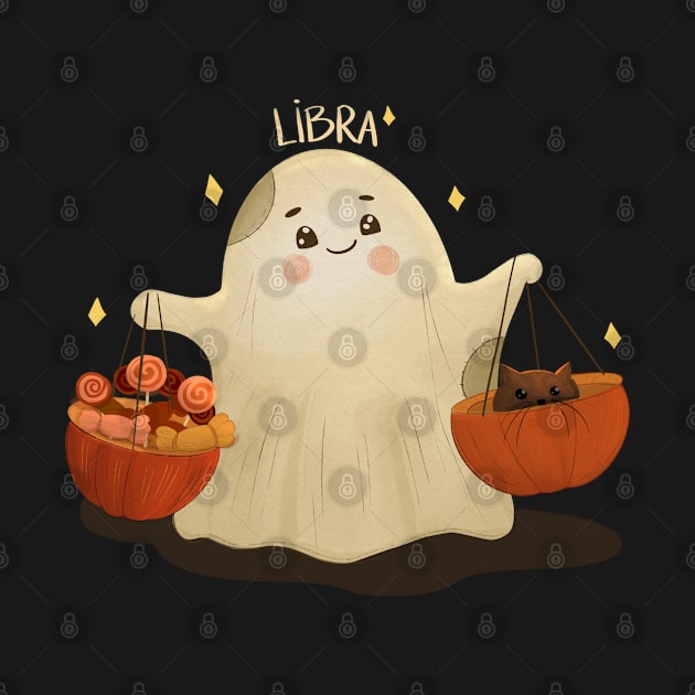 Libra Boo Ghost Playing With Cat by i am Cuta