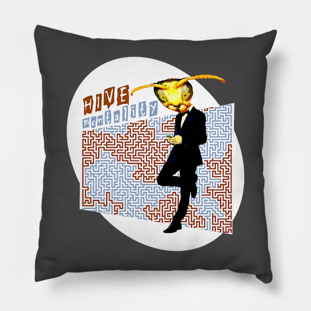 Hive Mentality Texter #3 Pillow by Spine Film