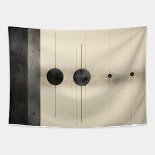 Abstract Minimalistic Shapes Tapestry