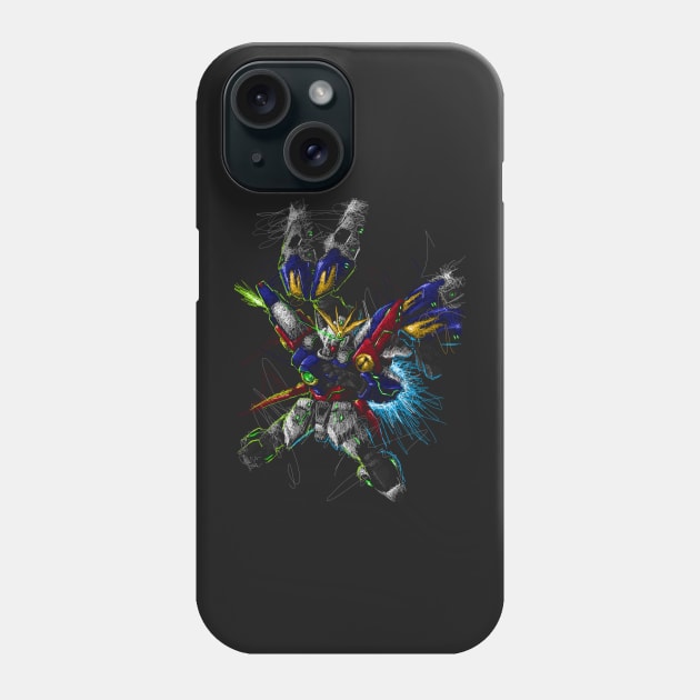 Wing gundam proto zero Phone Case by Shawngkolon