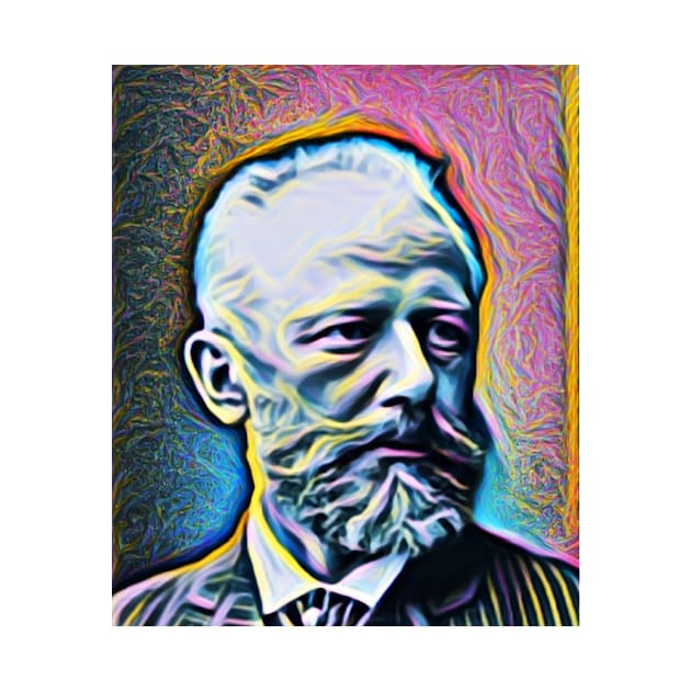 Pyotr Ilyich Tchaikovsky Portrait | Pyotr Ilyich Tchaikovsky Artwork 10 by JustLit
