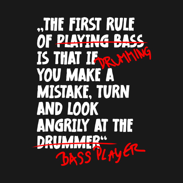 The First Rule Of Drumming by jodotodesign