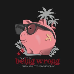 The cost of being wrong is less than the cost of doing nothing. - Seth Godin T-Shirt