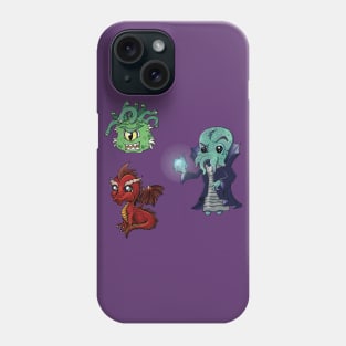 Cute DnD Monsters Set Phone Case