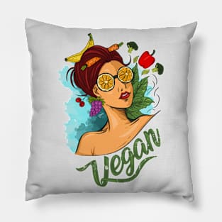 Vegan Girls Pillow
