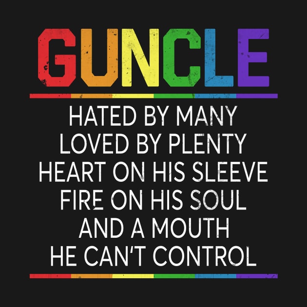 Guncle Definition Love Heart Gay Uncle by Print-Dinner