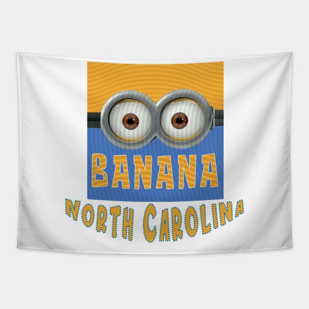 DESPICABLE MINION AMERICA NORTH CAROLINA Tapestry by LuckYA