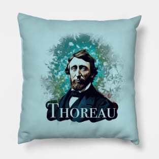 Henry David Thoreau (Light) Pillow