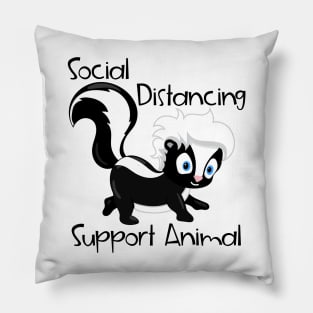 Social Distancing Support Animal Cute Skunk Pillow