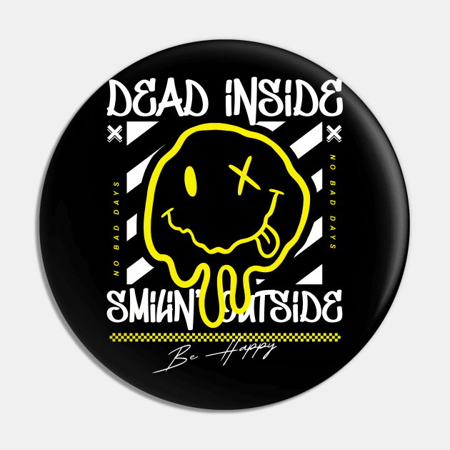 Dead Inside Pin by xyz_studio