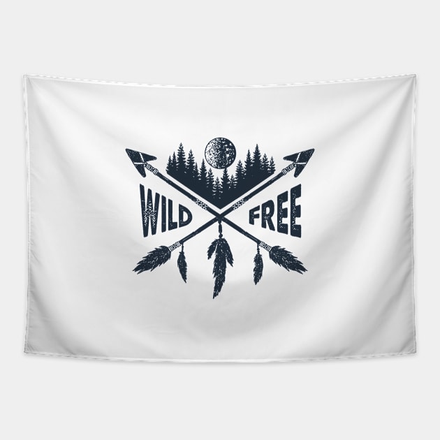 Wild And Free Tapestry by SlothAstronaut