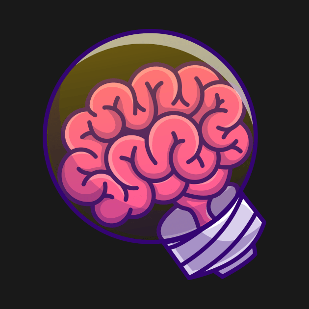 Lamp With Brain Cartoon by Catalyst Labs