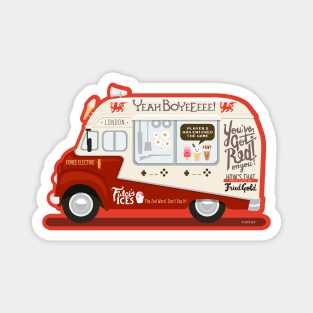 Ice Cream Van of the Dead Magnet