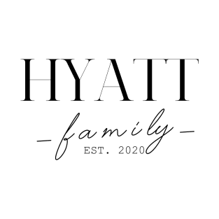 Hyatt Family EST. 2020, Surname, Hyatt T-Shirt