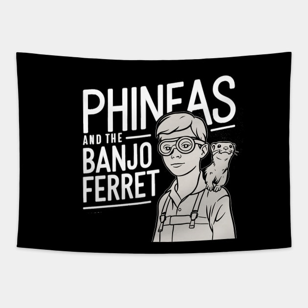 Phineas and the Banjo Ferret Tapestry by Tachyon273