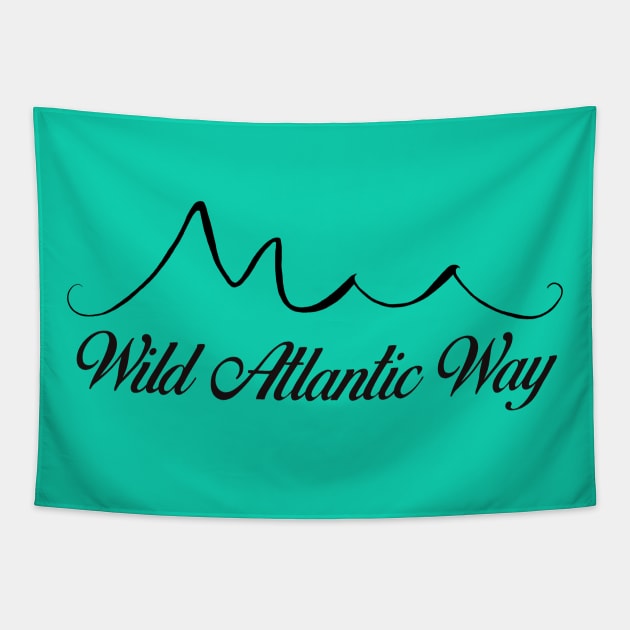 Wild Atlantic Way Ireland Apparel Tapestry by WildLunaticIreland