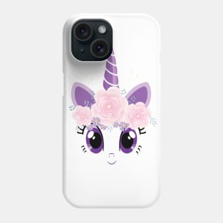 Purple Unicorn Phone Case