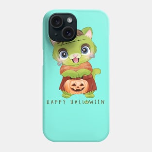 cute kitty for halloween day Phone Case