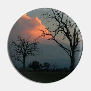 Pink Cloud in African Sky Pin