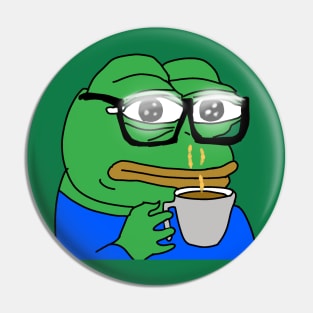 Coffee Pepe Pin